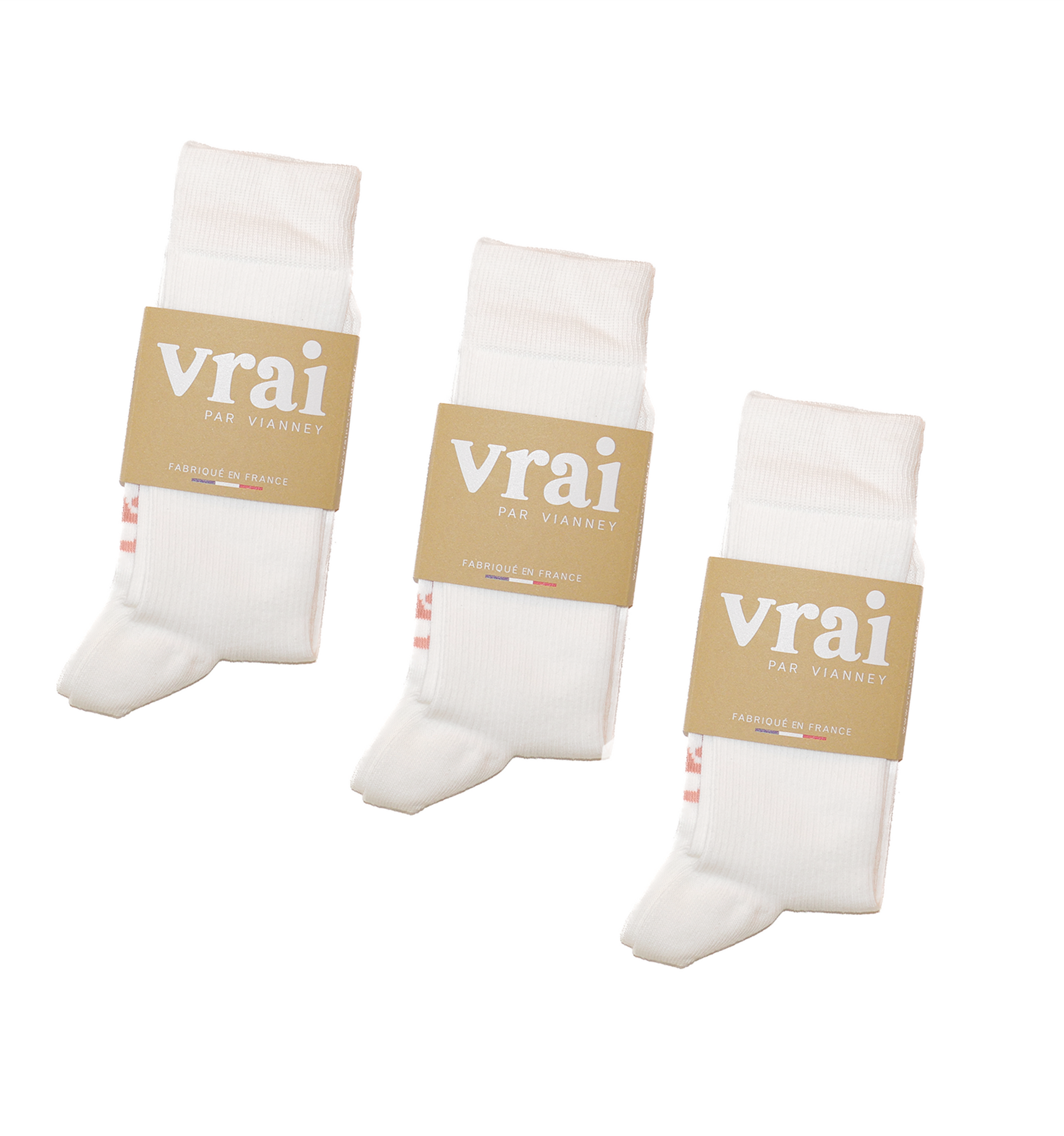 Chaussettes blanches VRAI