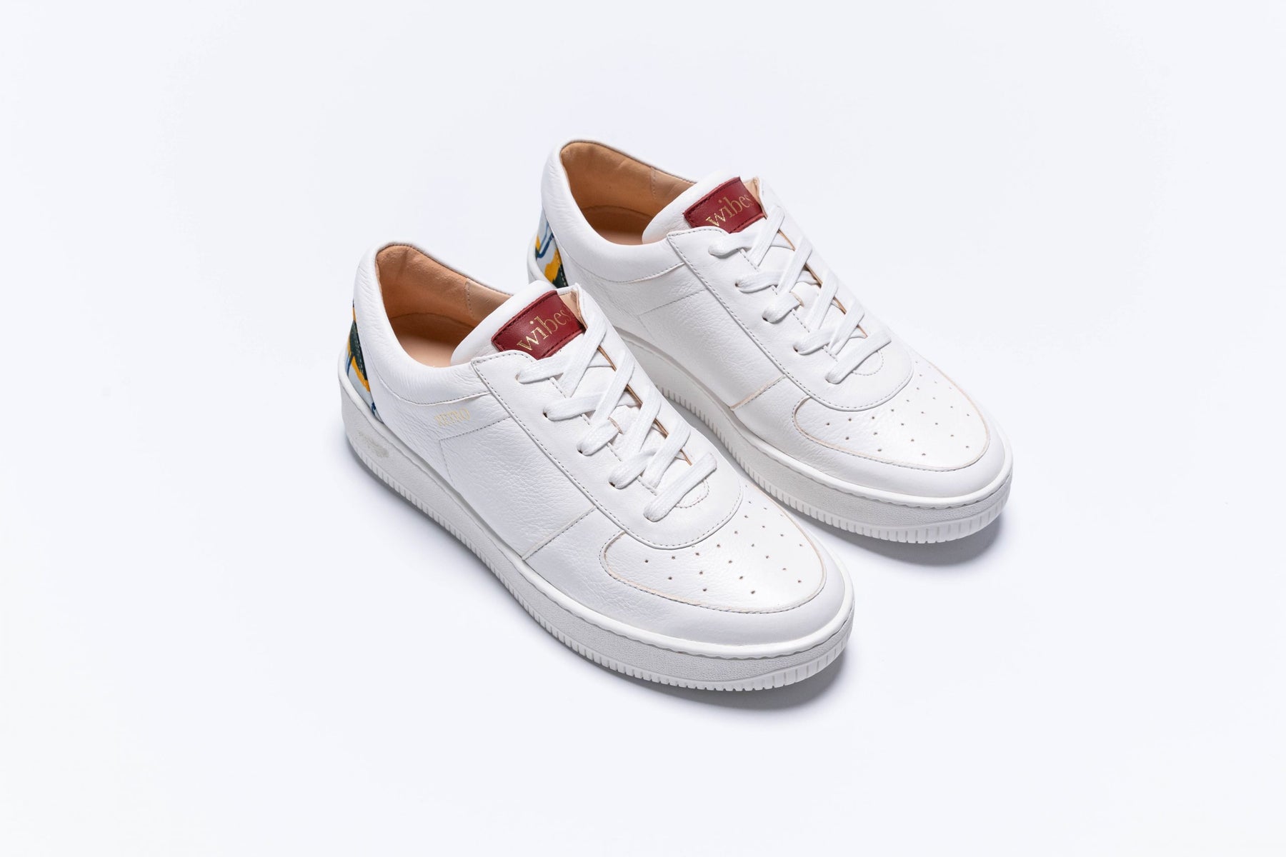 Sneakers Rétro White Floral