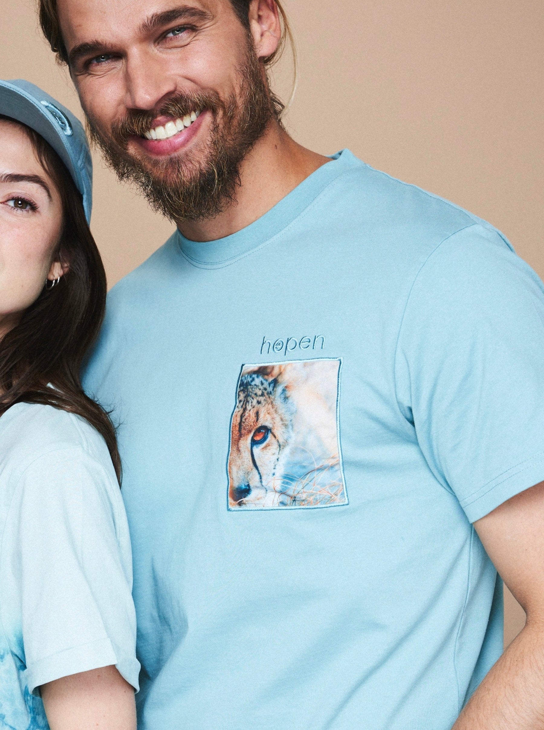 T-shirt bio imprimé Cheetah