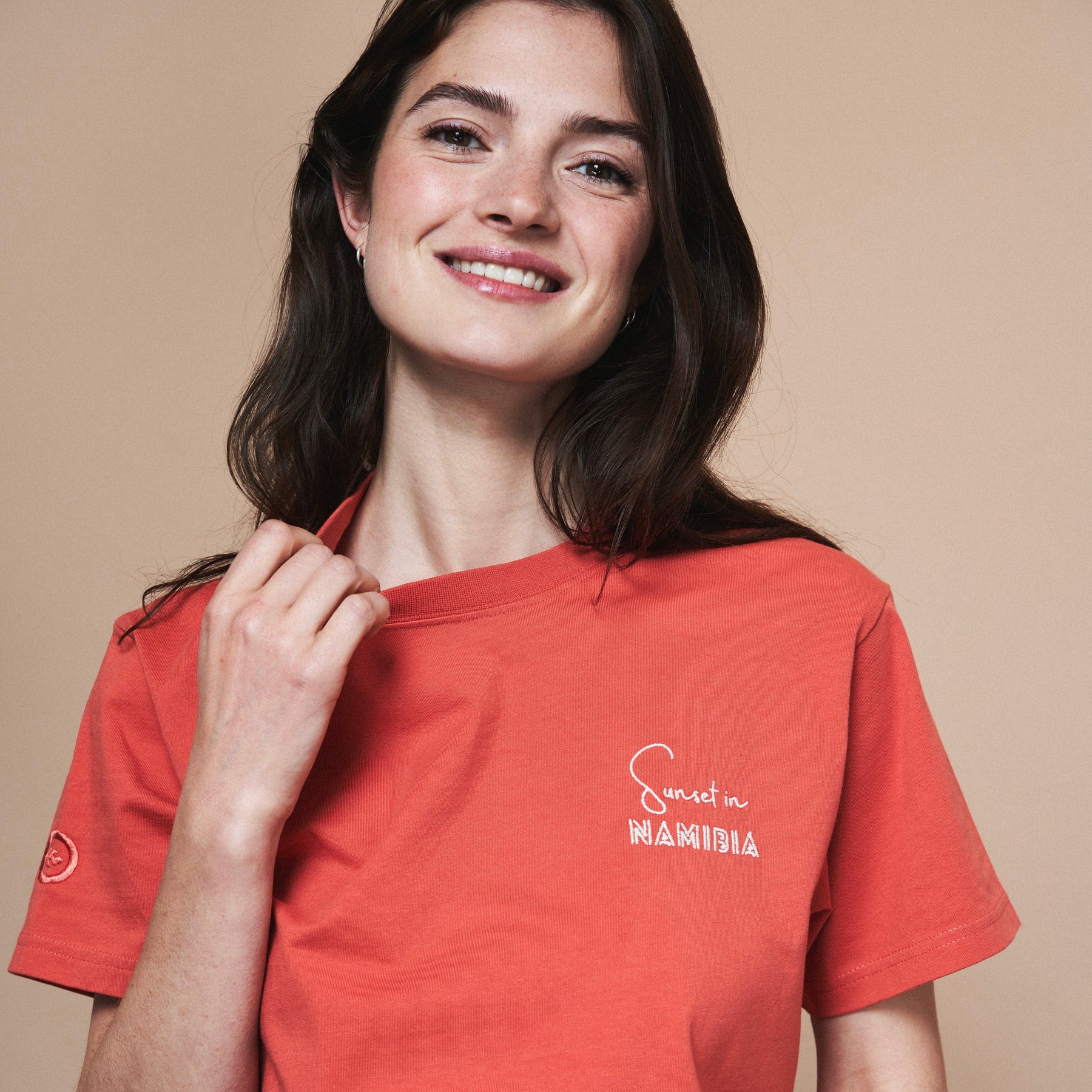 T-shirt bio brodé Namibia