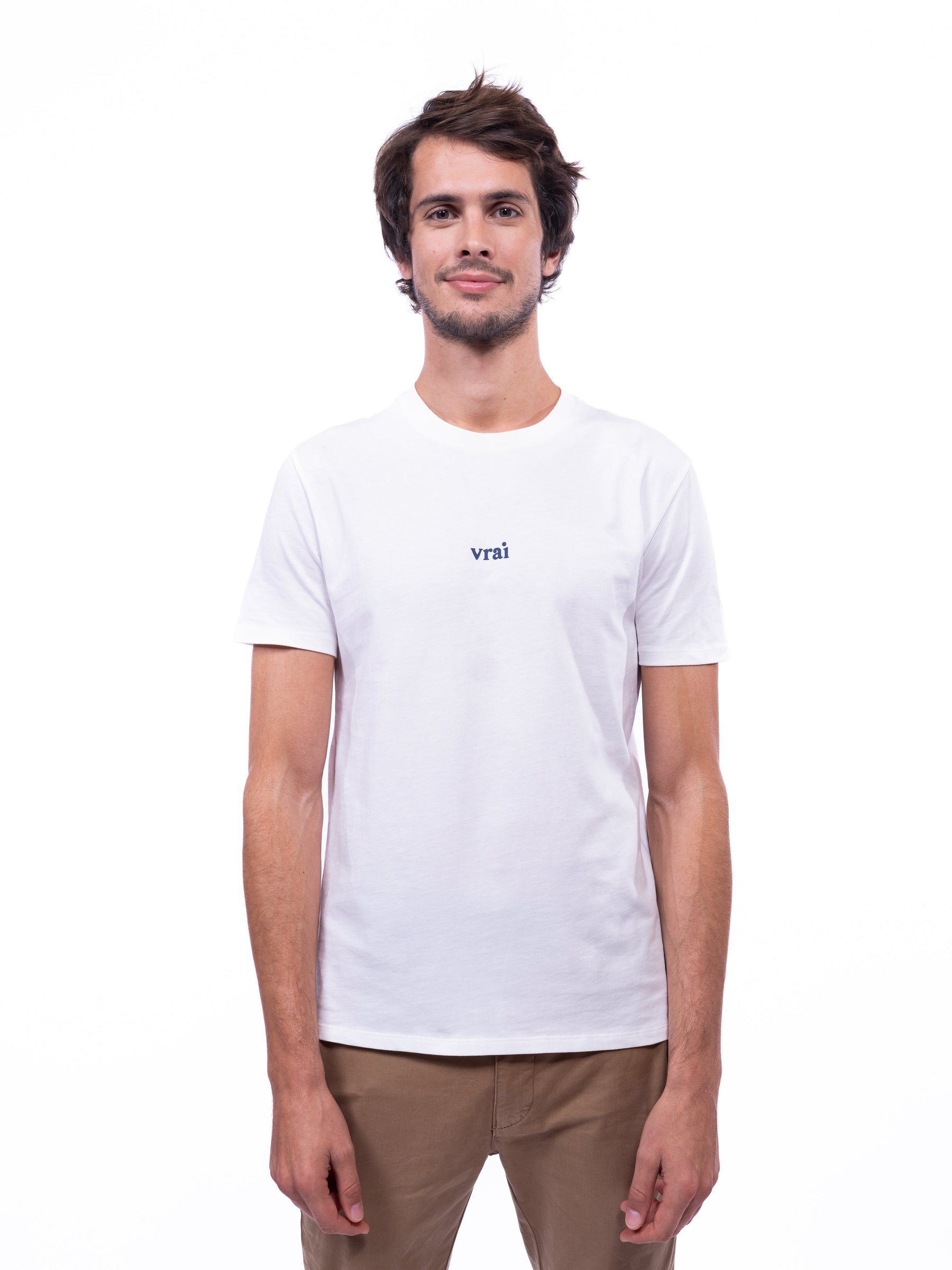 T-shirt Vrai blanc