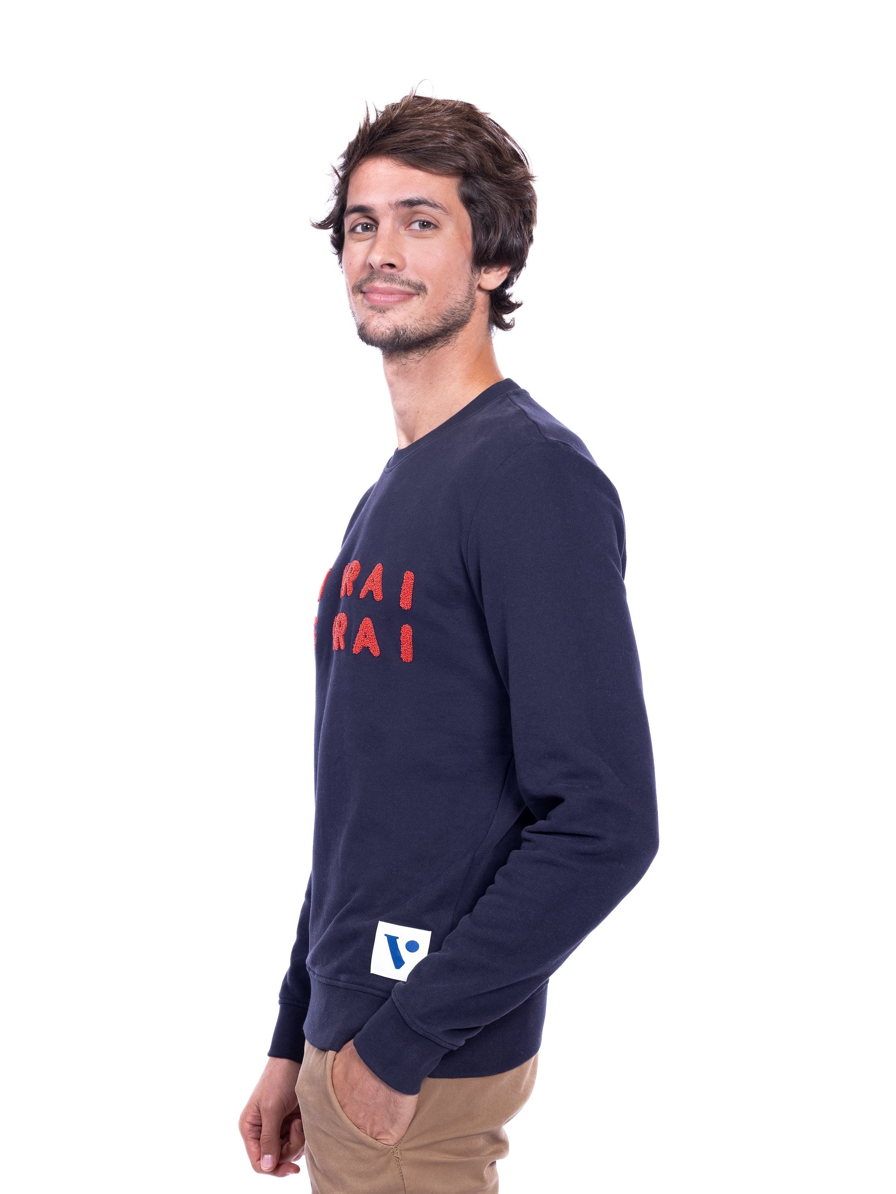 Sweat "En vrai de vrai" marine