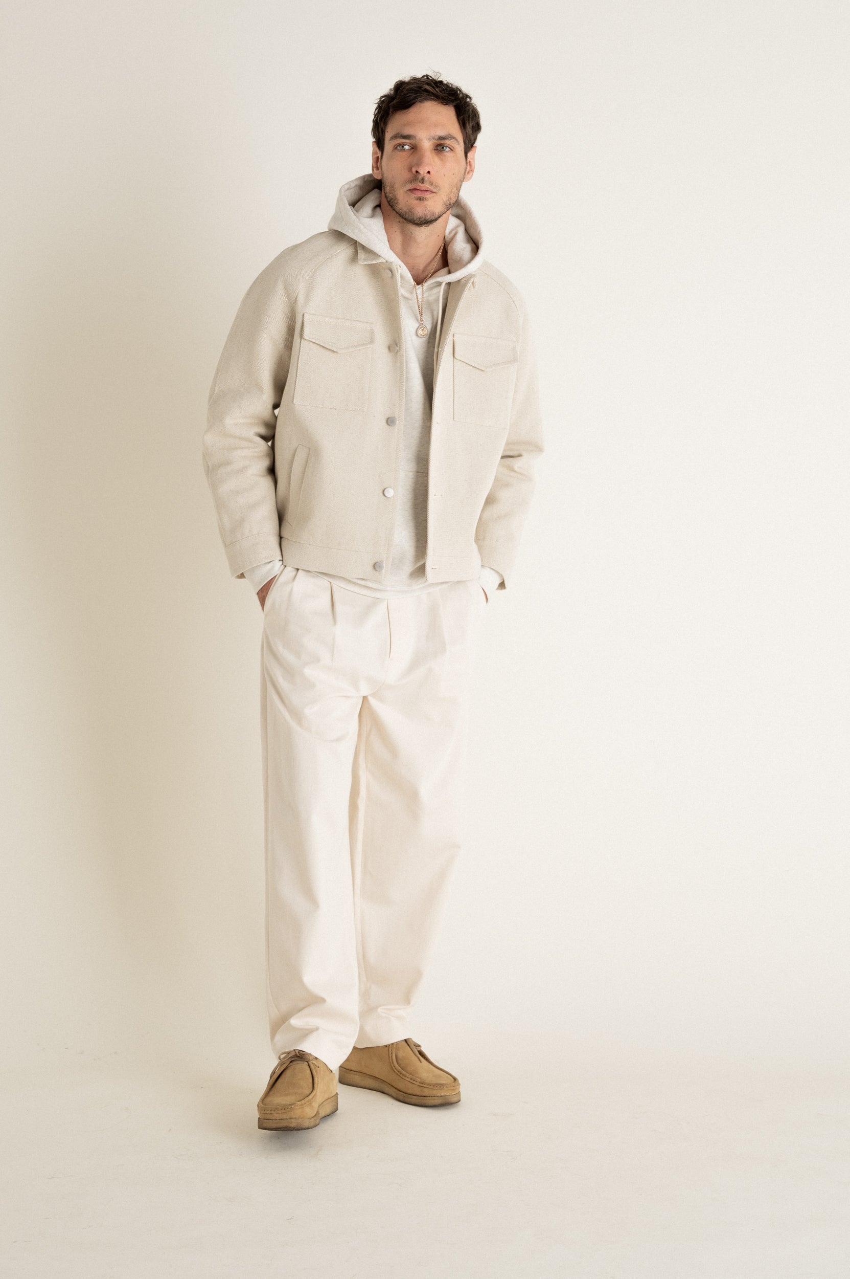 Pantalon Cambridge écru