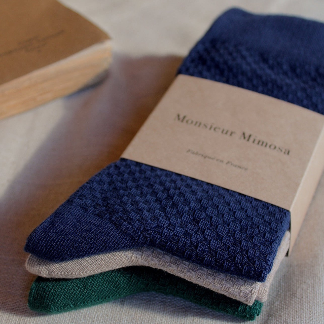 Chaussettes Eden gaufrées