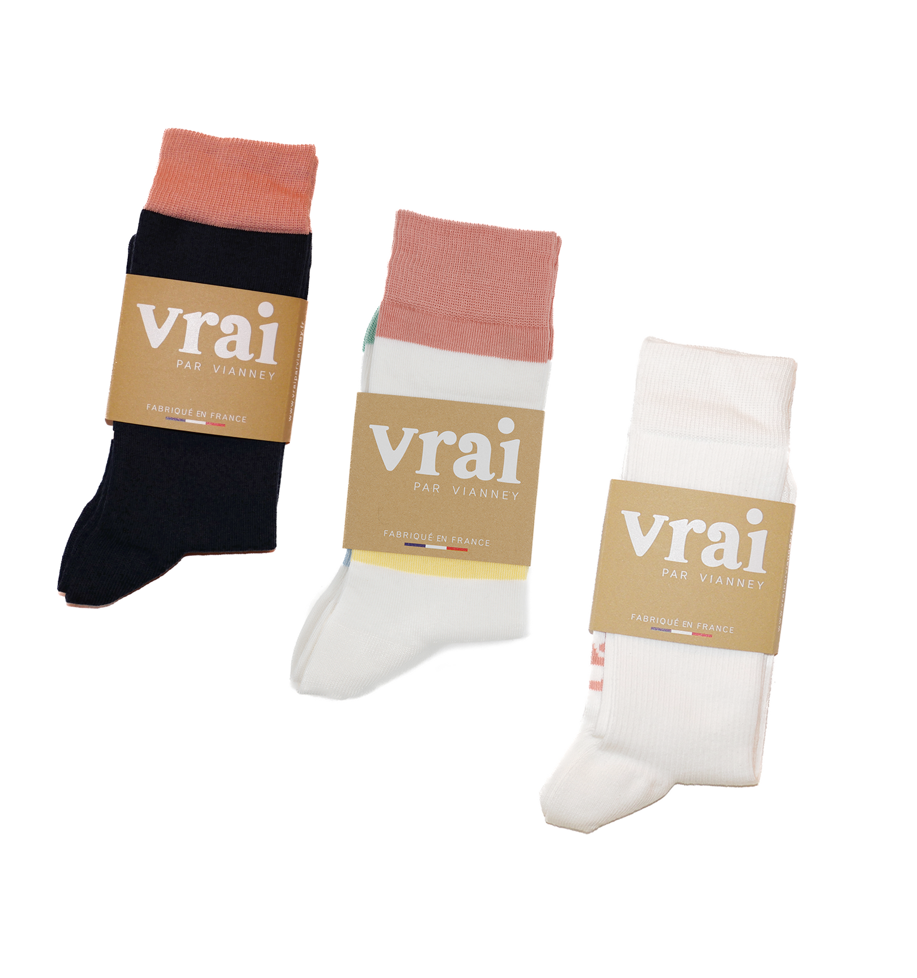 Chaussettes bigarrées VRAI
