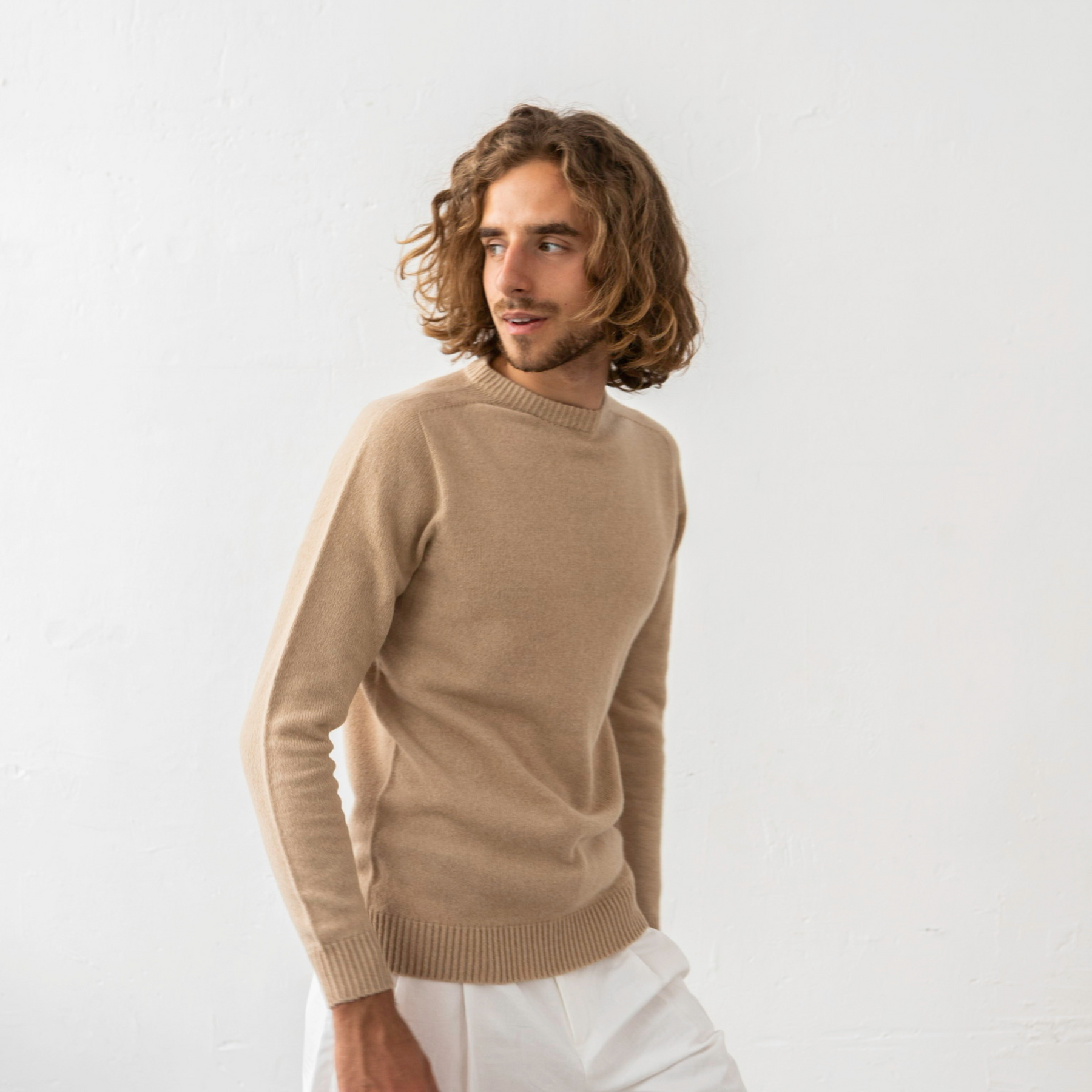 Pull mérinos recyclé col rond