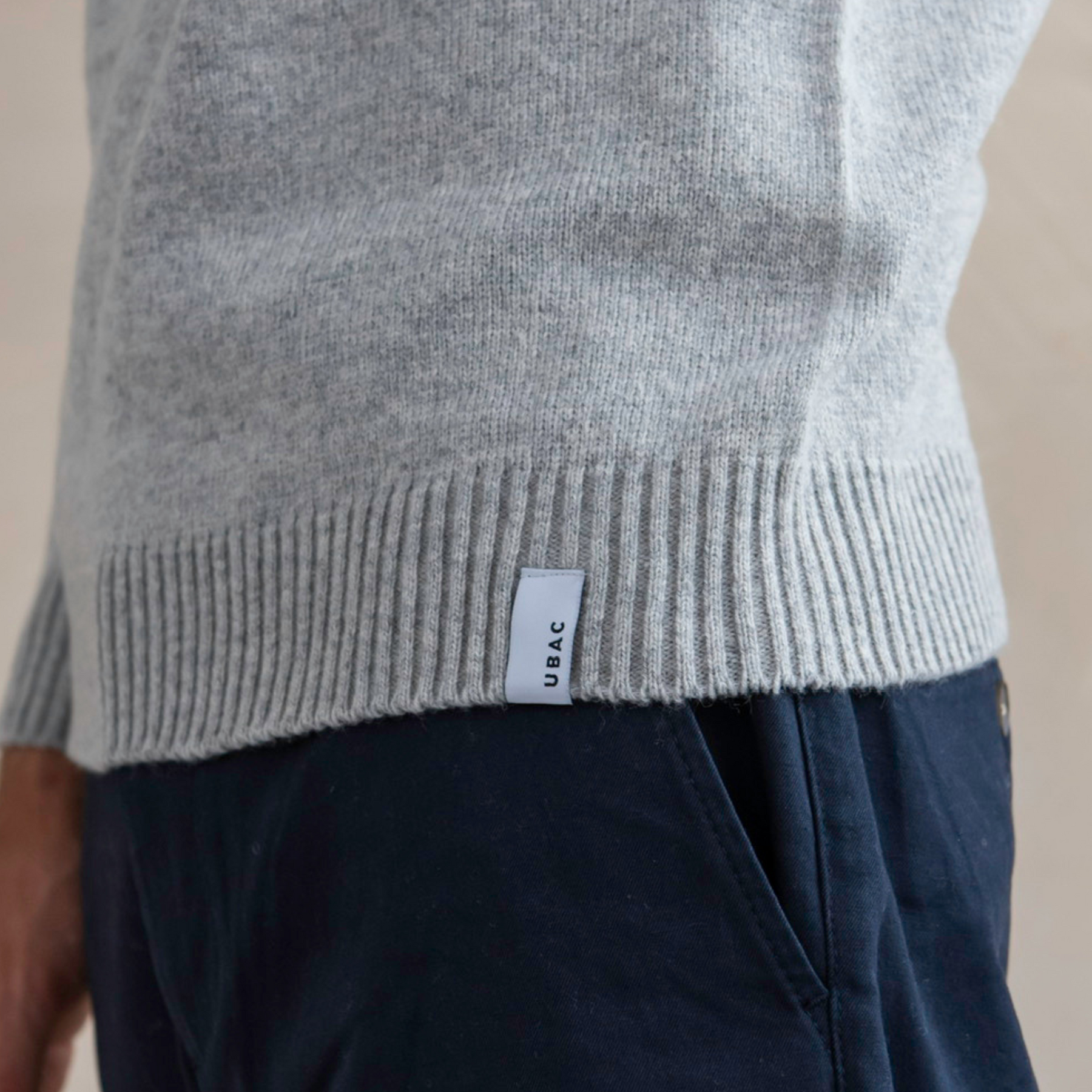 Pull mérinos recyclé col rond