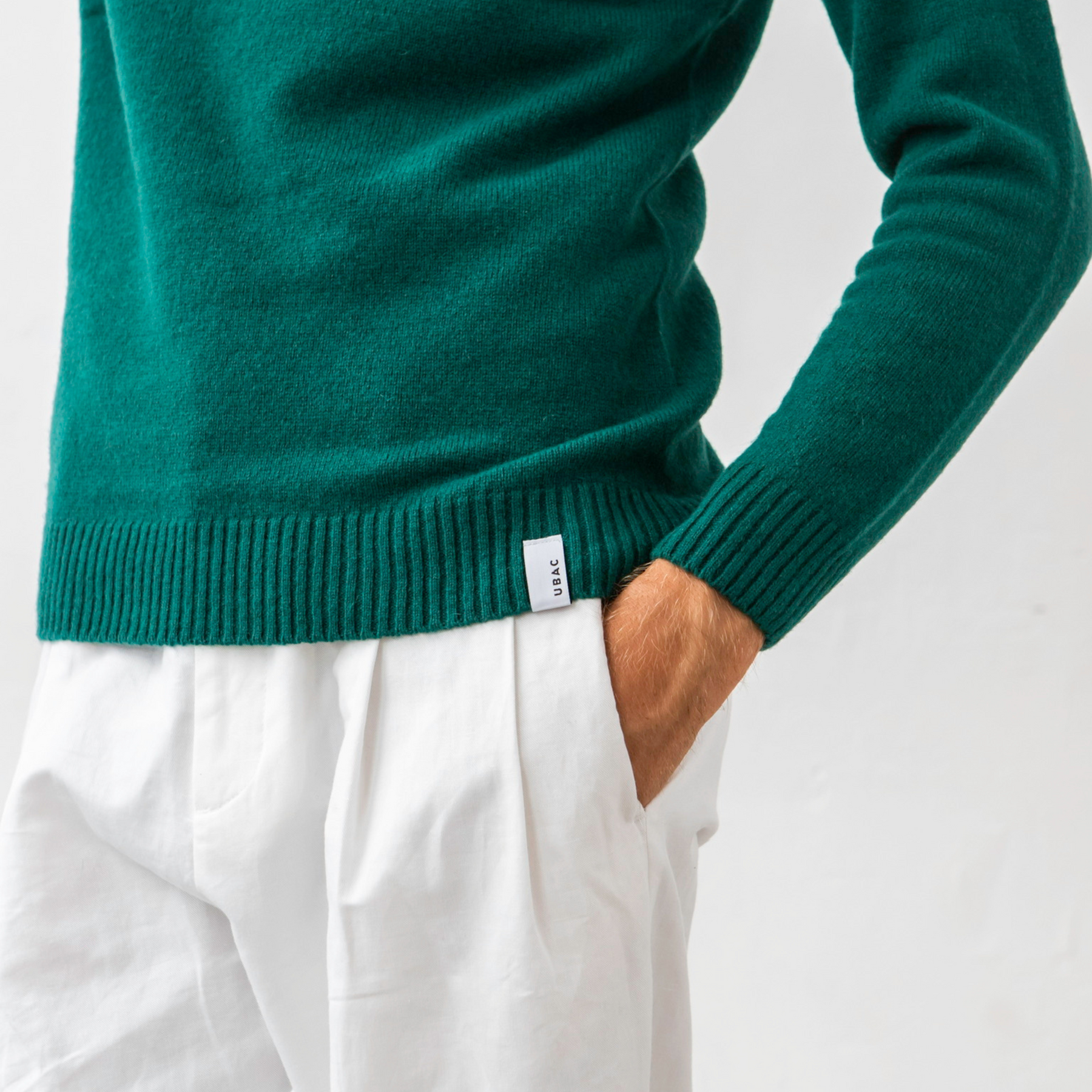 Pull mérinos recyclé col rond