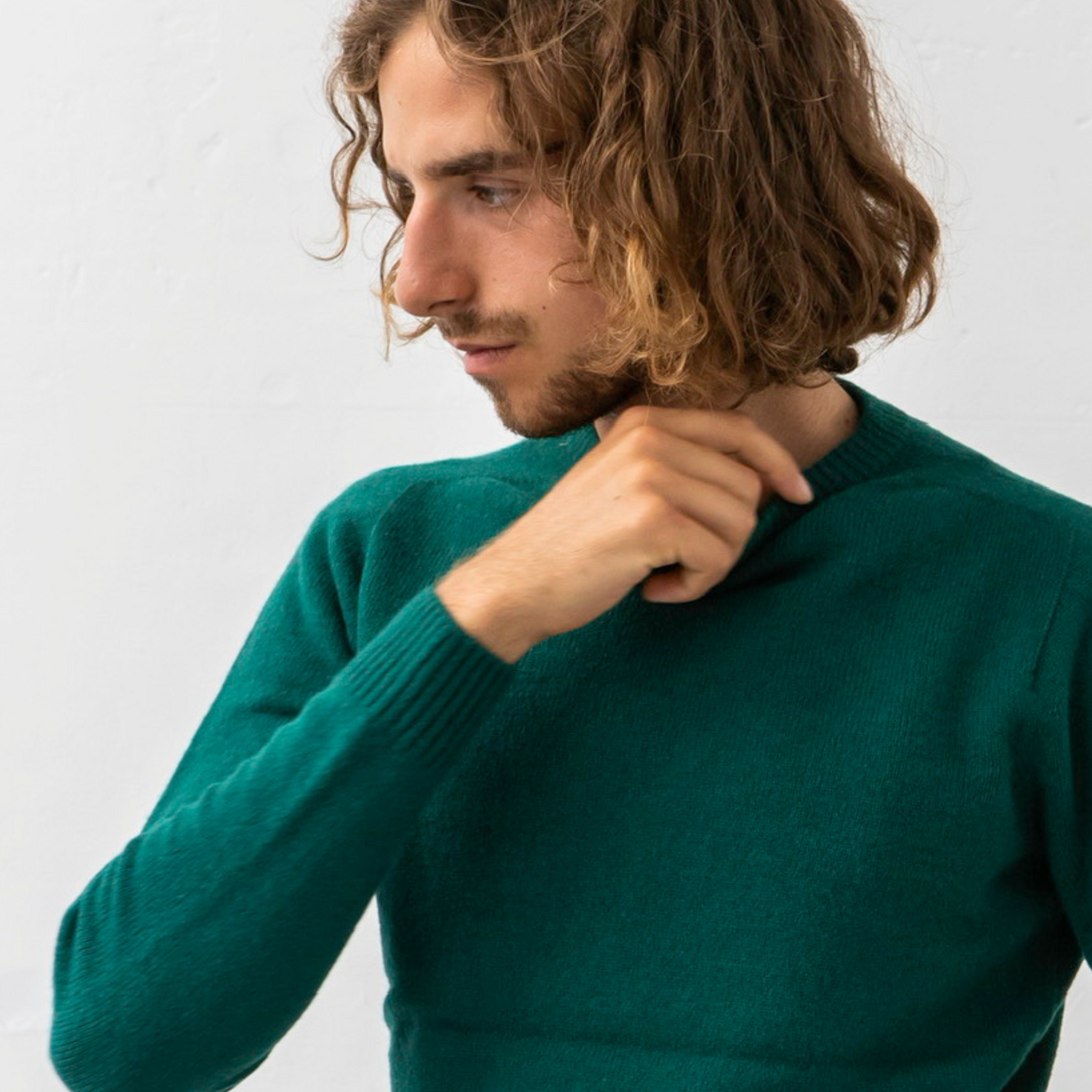 Pull mérinos recyclé col rond
