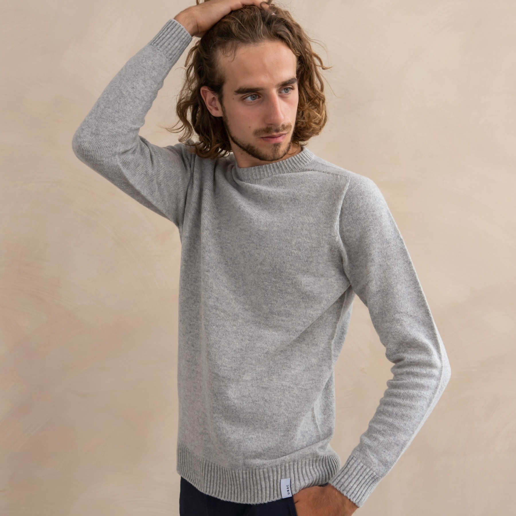 Pull mérinos recyclé col rond