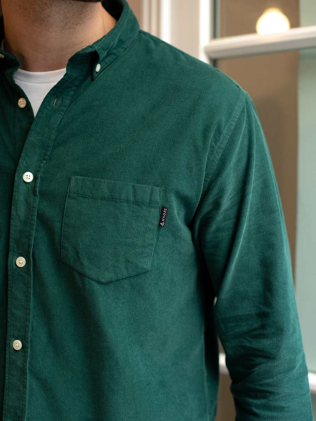 Sur-chemise velours côtelé bio