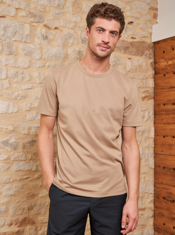 T-shirt Paul coton bio beige