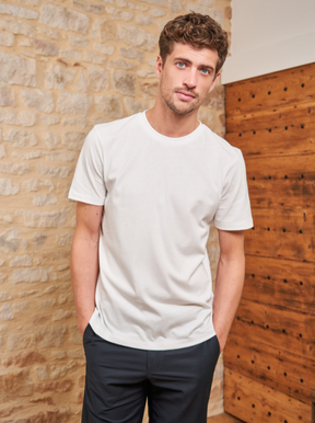 T-shirt Paul coton bio blanc
