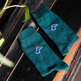 Chaussettes vert bouteille