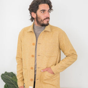 Veste Bleu Herringbone