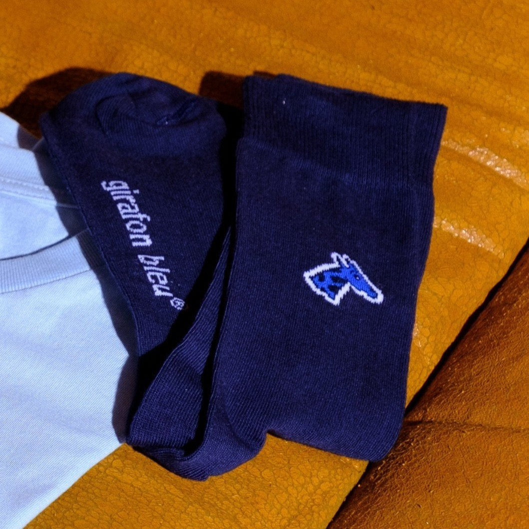 Chaussettes bleu marine