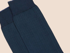Chaussettes côtelées fil d'Écosse