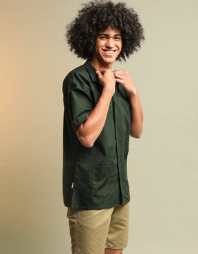 Chemise Cuba pima upcyclé