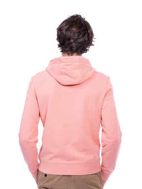 Sweat zippé corail