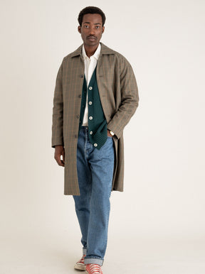 Manteau Mac Mayfair Brown checks