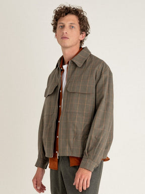 Veste Kinsale Brown checks