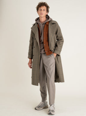 Manteau Glasgow Brown checks