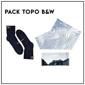 Pack sport Cache cou + Bandeau + Chaussettes