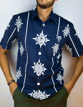 Chemise pima Belen bleue