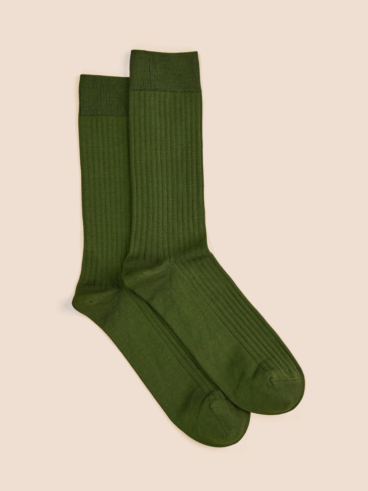 Chaussettes côtelées fil d'Écosse