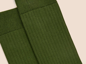 Chaussettes côtelées fil d'Écosse
