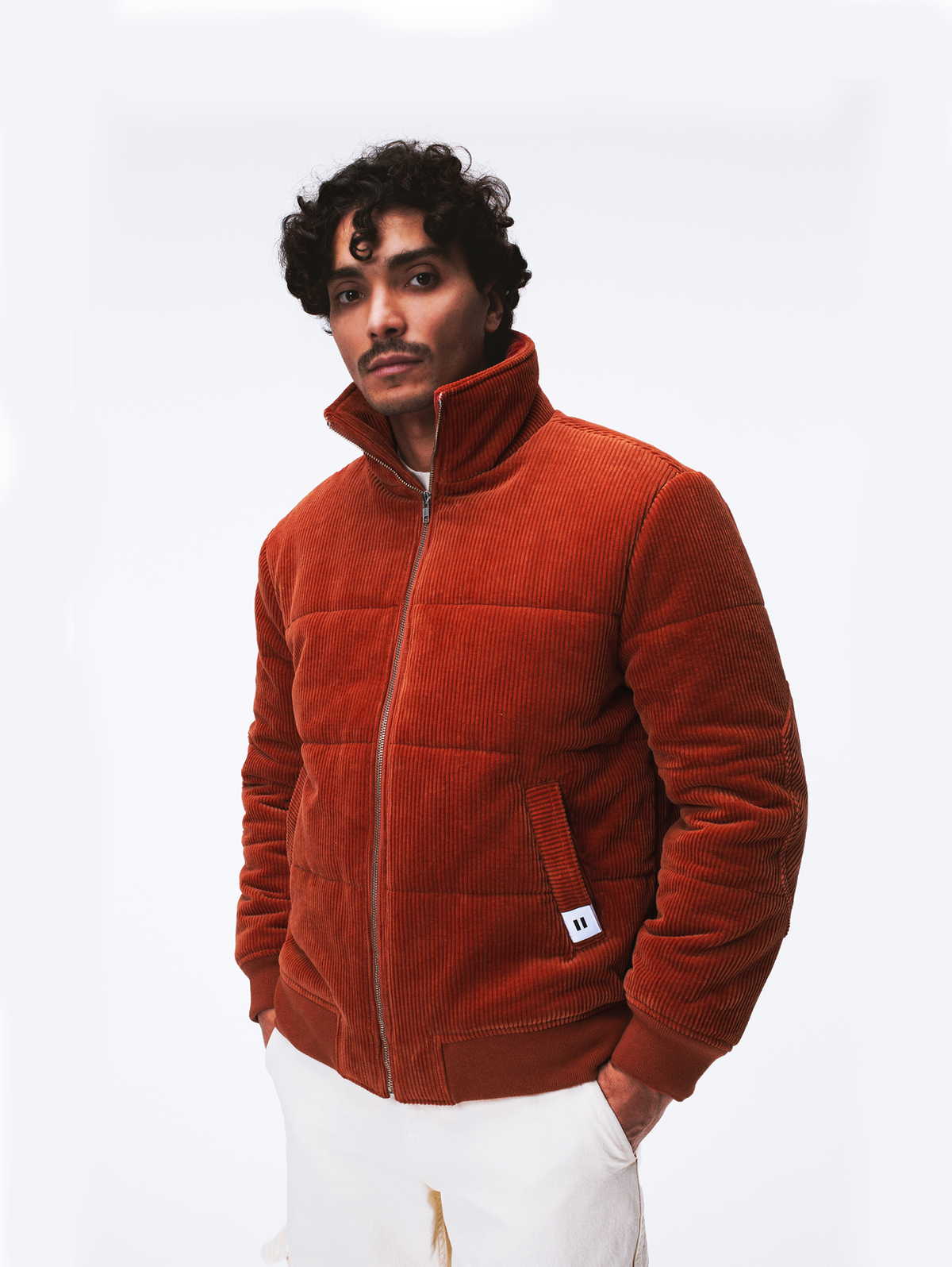 Doudoune Puffer rouille