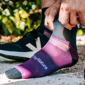 Chaussettes de sport violettes