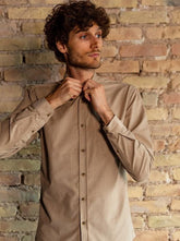 Chemise corduroy Émile beige