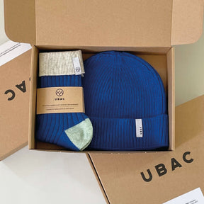 Coffret bonnet & chaussettes laine recyclée