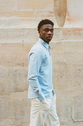 Ontario Sky blue Oxford