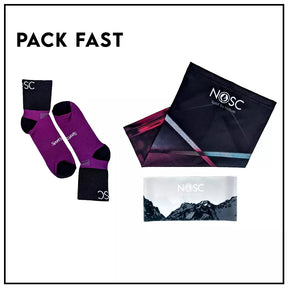 Pack sport Cache cou + Bandeau + Chaussettes