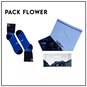 Pack sport Cache cou + Bandeau + Chaussettes