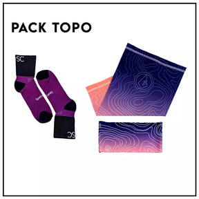 Pack sport Cache cou + Bandeau + Chaussettes