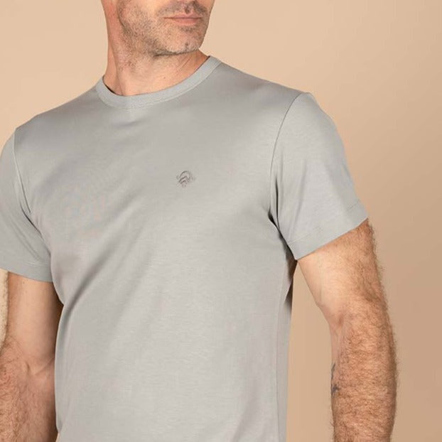 T-shirt gris coton Pima bio