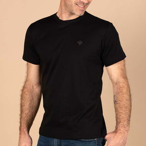 T-shirt noir coton Pima bio