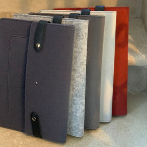 Pochette d'ordinateur Thomas Bleu nuit