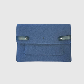 Pochette d'ordinateur Thomas Bleu nuit